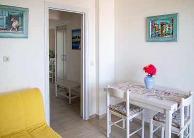 Fully equipped kitchenette in Samos apartment